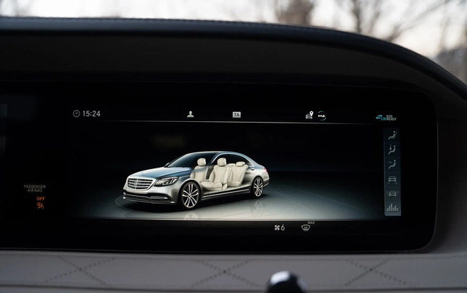 Mercedes-Benz Klasa S cena 339900 przebieg: 132354, rok produkcji 2018 z Piekary Śląskie małe 154